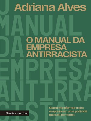 cover image of O manual da empresa antirracista